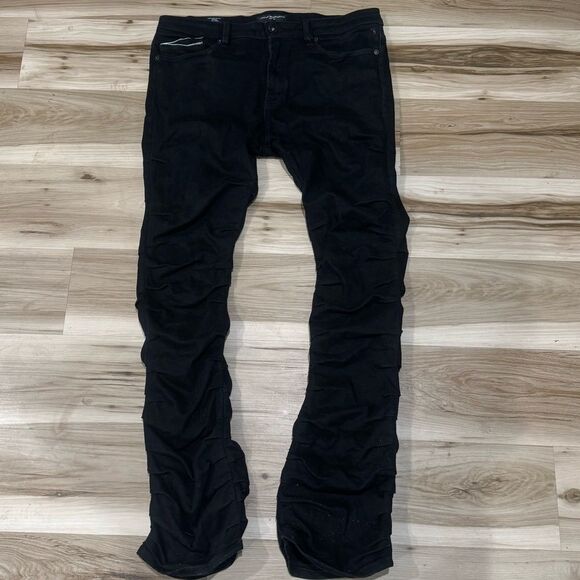 NEW Cult of Individuality Hipster Nomad Boot Cut Jeans in Black Men’s 38X34 - Picture 6 of 9